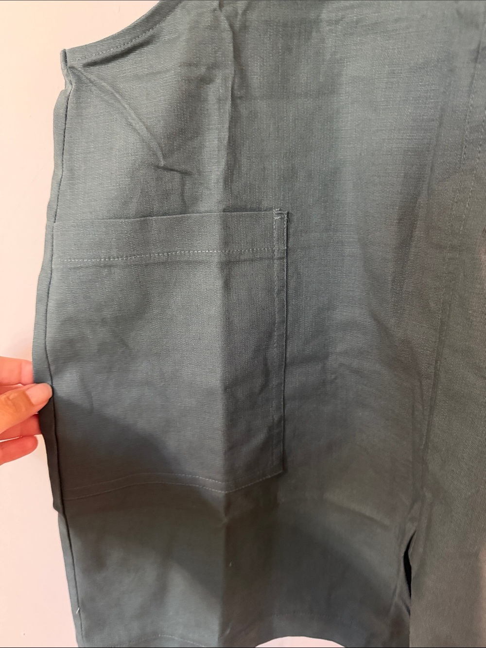 Zenana Outfitters Dark Green Short Overalls - Picture 3 of 7